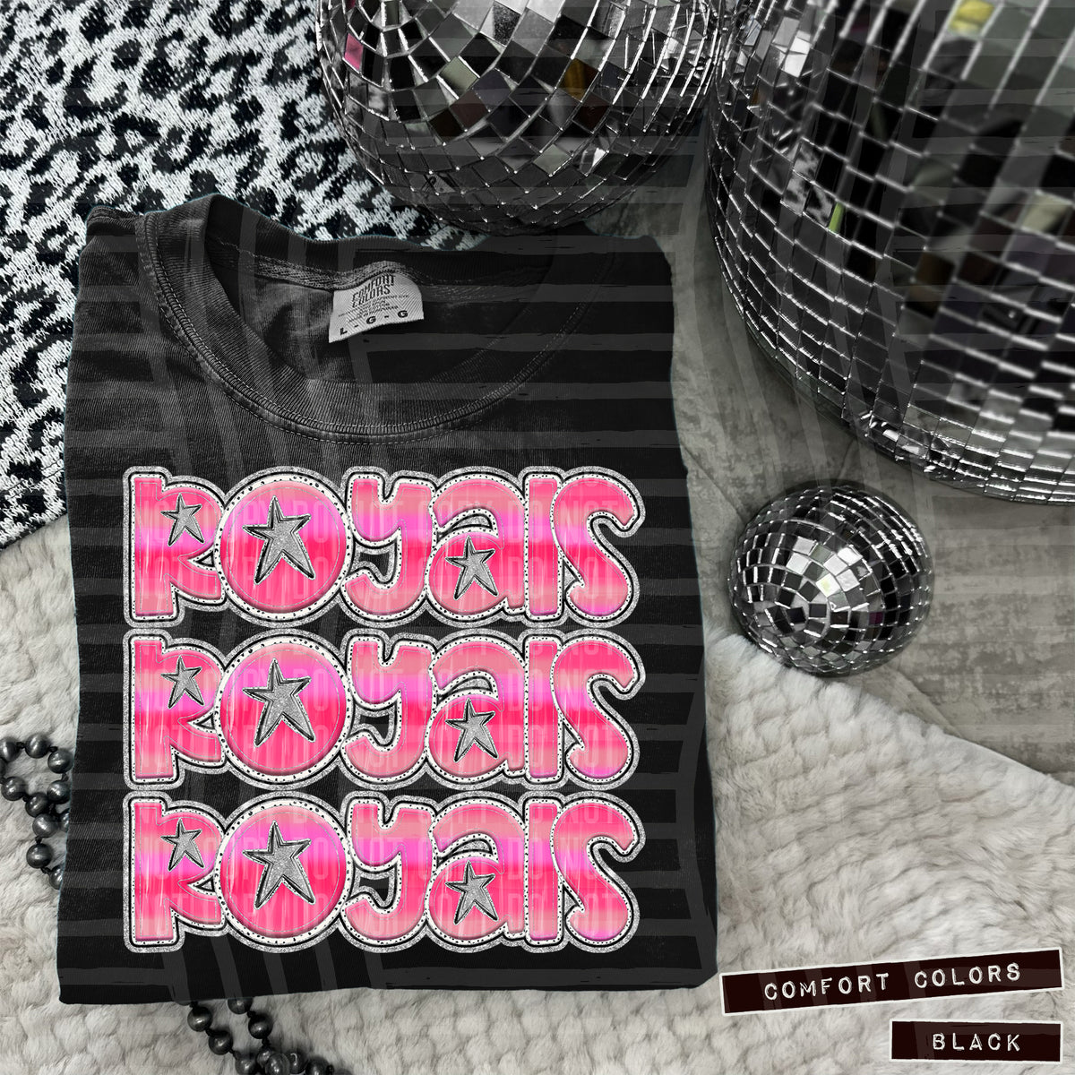 Royals Pink Stacked (Caplinger) 102011 DTF transfer
