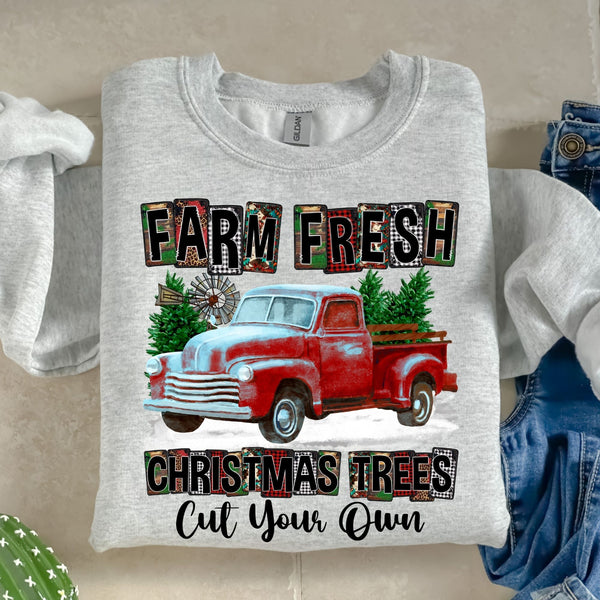 Farm Fresh Christmas Trees-38606-DTF transfer