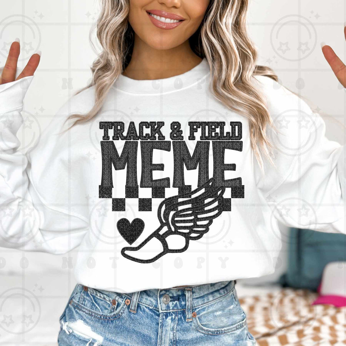 Track & field meme (HW) 84553 DTF transfer