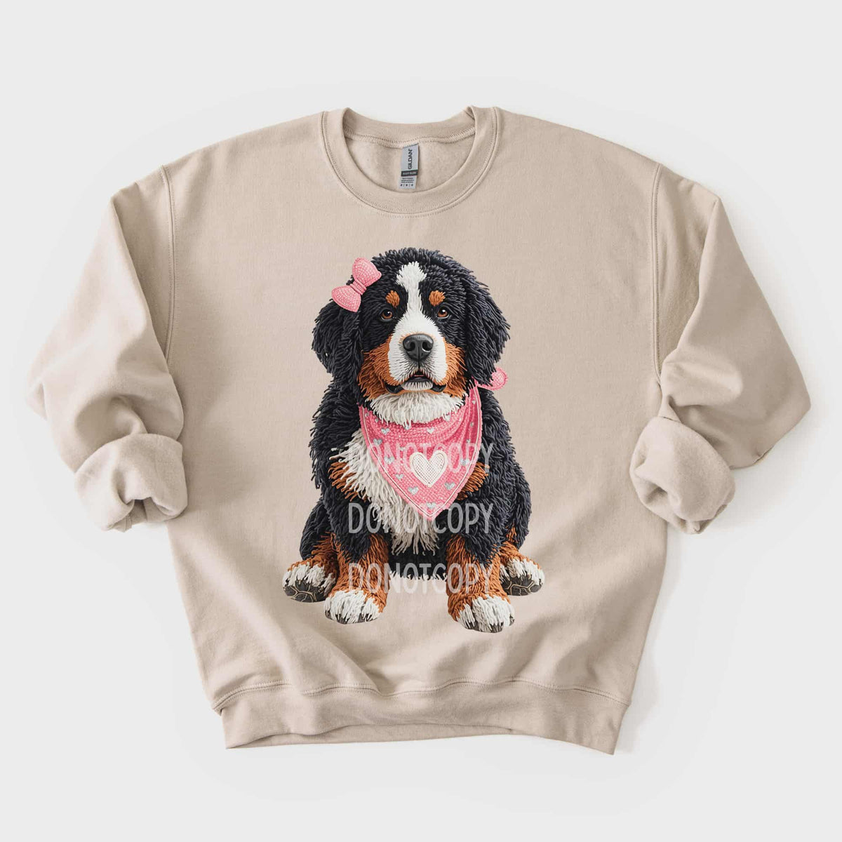 Dog with heart bandana (CSG) DTF Transfer