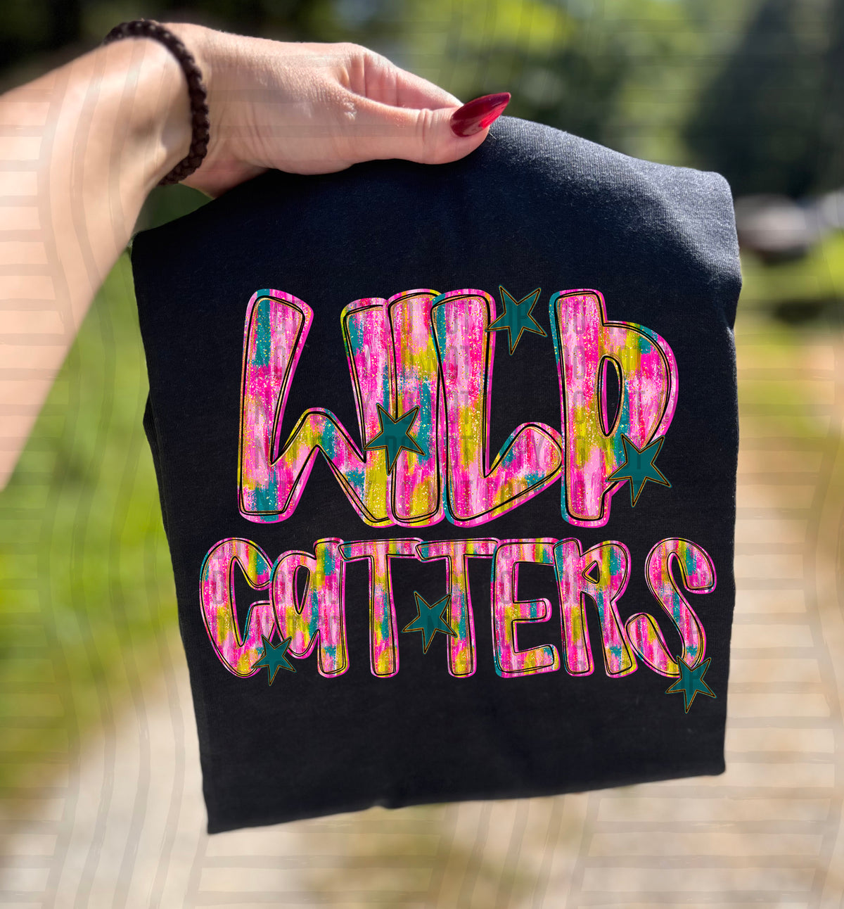 Wildcatters Pink Brushstroke (Caplinger) DTF Transfers