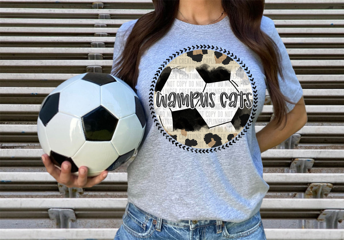 Wampus Cats soccer background (Caplinger) DTF transfer