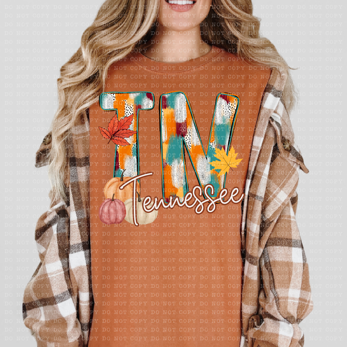 TN Tennessee Fall Watercolor 59812 DTF Transfer