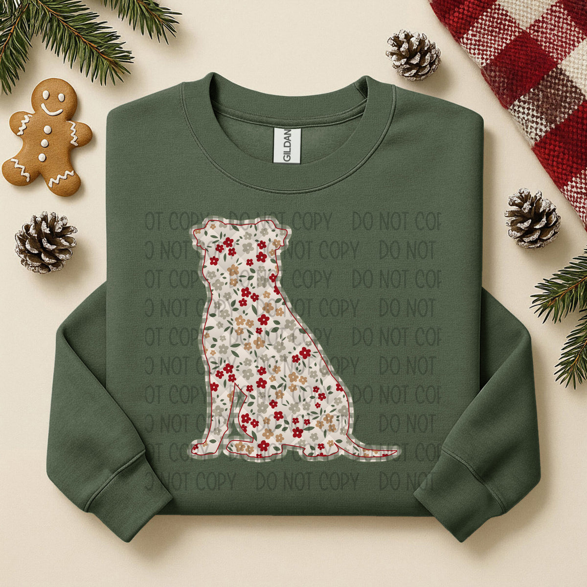 Staffordshire Floral (SWD) DTF TRANSFER