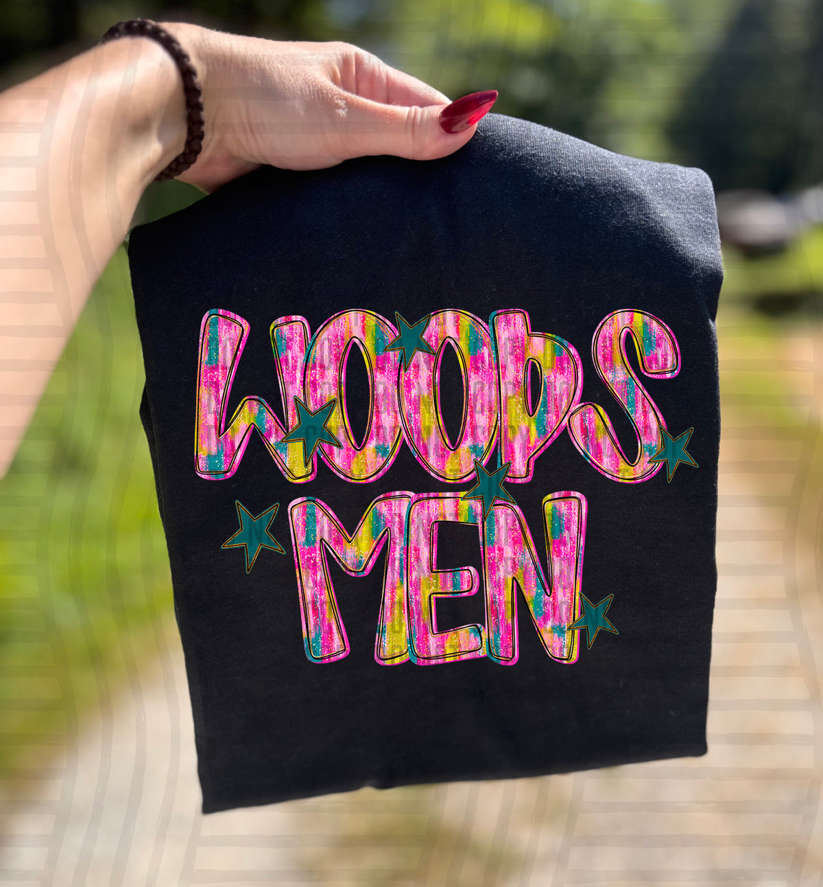 Woodsmen Pink Brushstroke (Caplinger) DTF Transfers