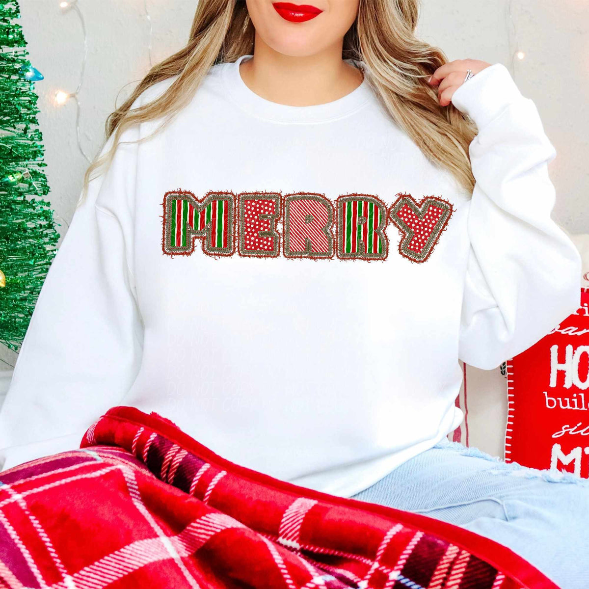 Merry red and green (CITY) 65030 DTF transfer
