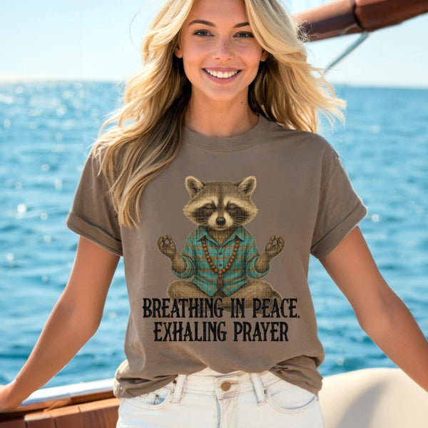 Breathing in peace exhaling prayer (SDD) 98385 DTF transfer