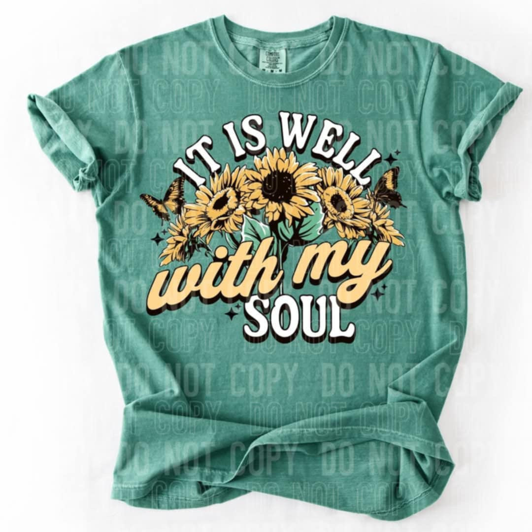 It is well with my soul (SBB) 91106 DTF transfer