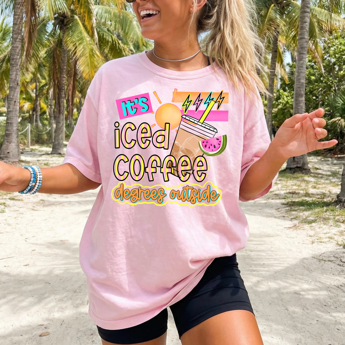 Iced coffee degrees out (CSC) DTF Transfer