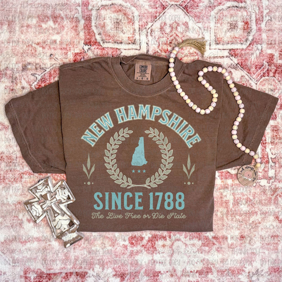 Teal Varsity Letter States (OHDD) DTF transfers