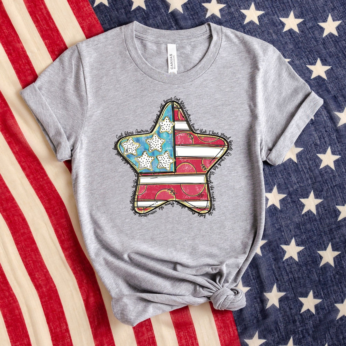 Star Flag-47012-DTF transfer