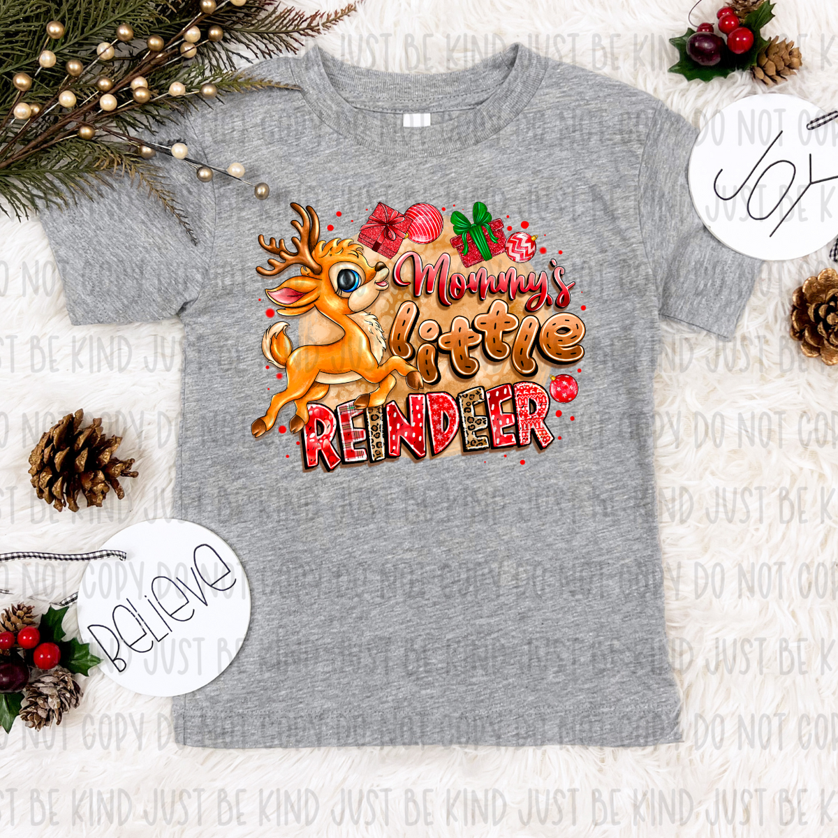 Mommy's Little Reindeer (RD) 72387 DTF Transfer