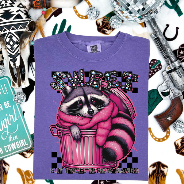 Sweet But I Will Throw Hands (FDCD) DTF Transfer