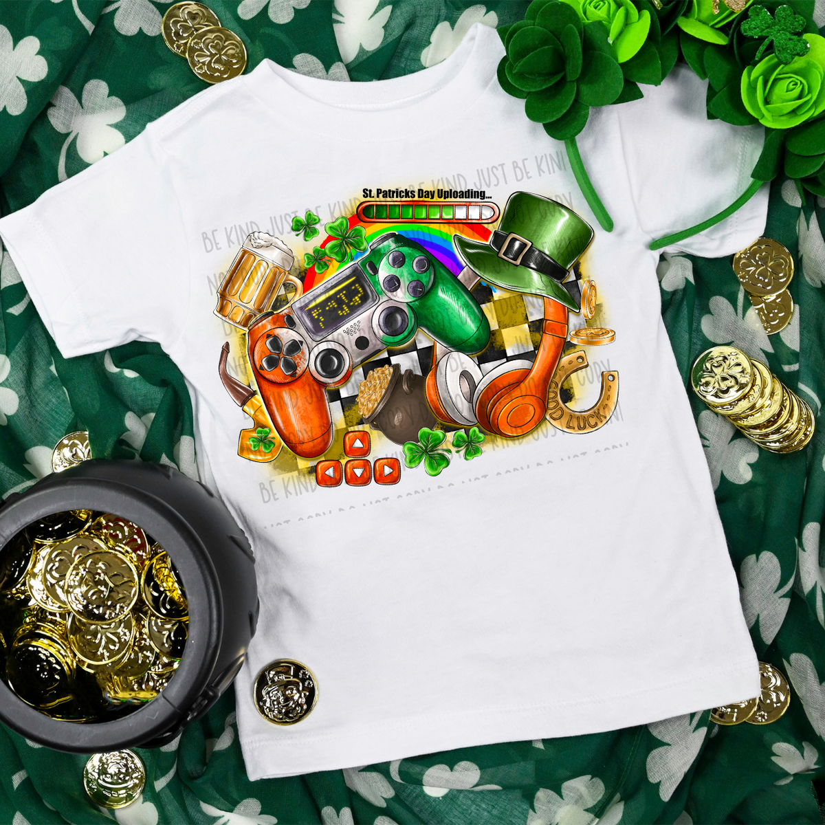 Patrick's Day Gamer (RD) 78891 DTF Transfer