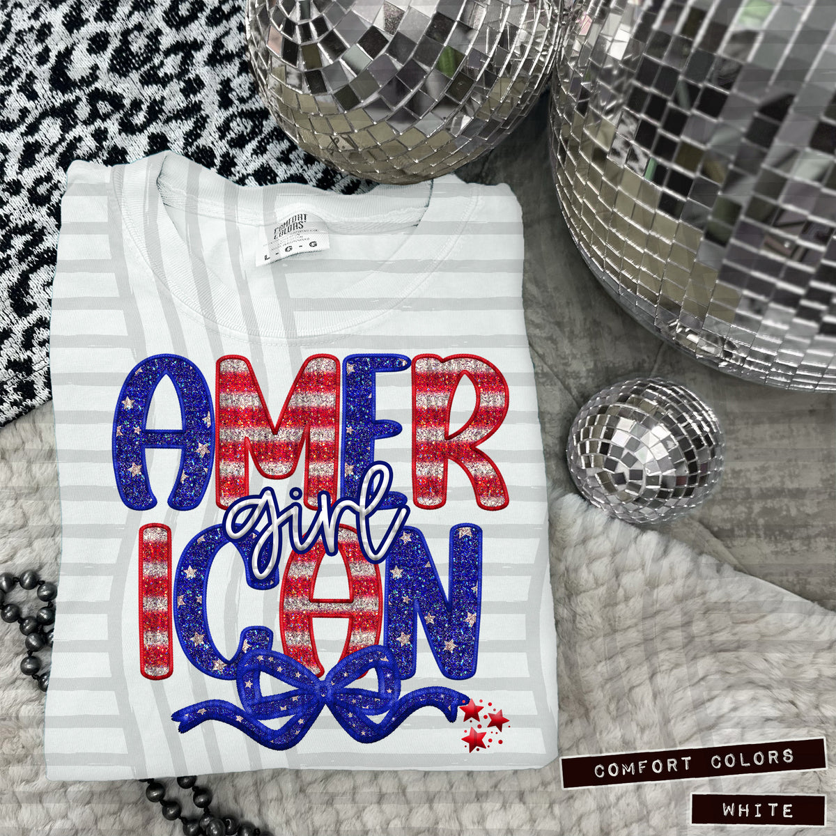 American girl blue bow (Caplinger) 102783 DTF transfer