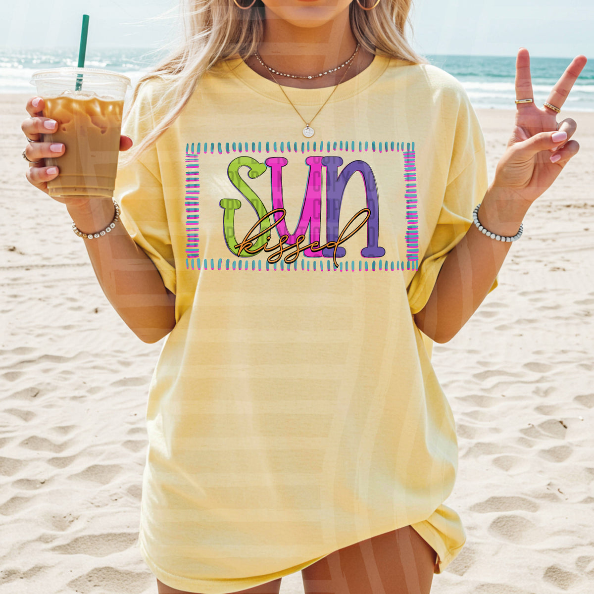 Sun kissed frame (Caplinger) DTF Transfer