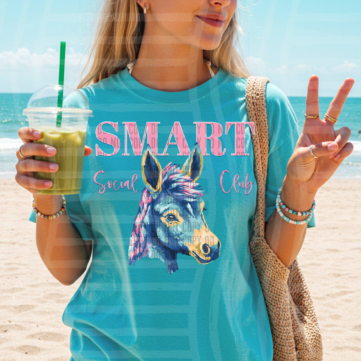 smart social club donkey (caplinger) DTF transfer