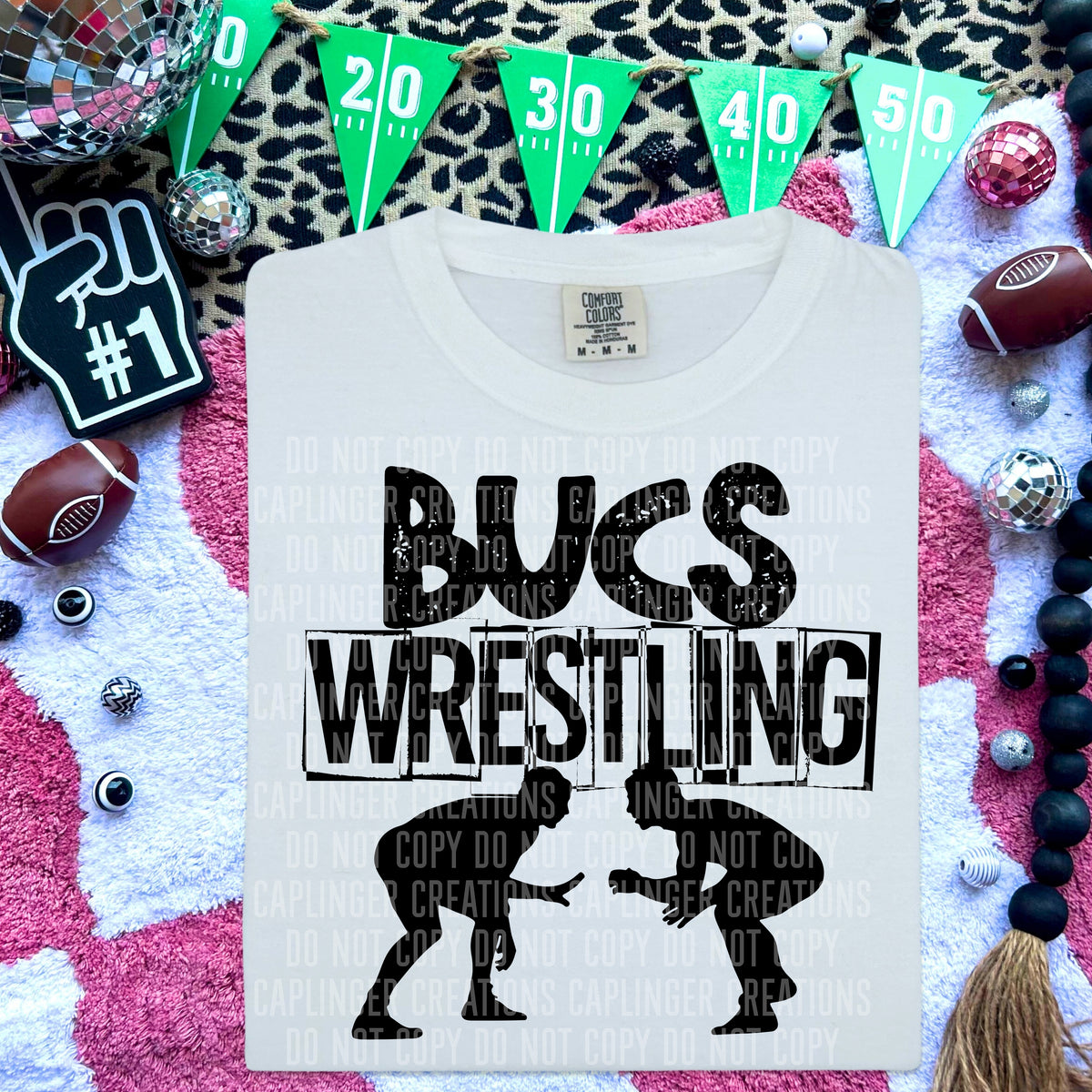 Bucs Wrestling (Caplinger) DTF transfer