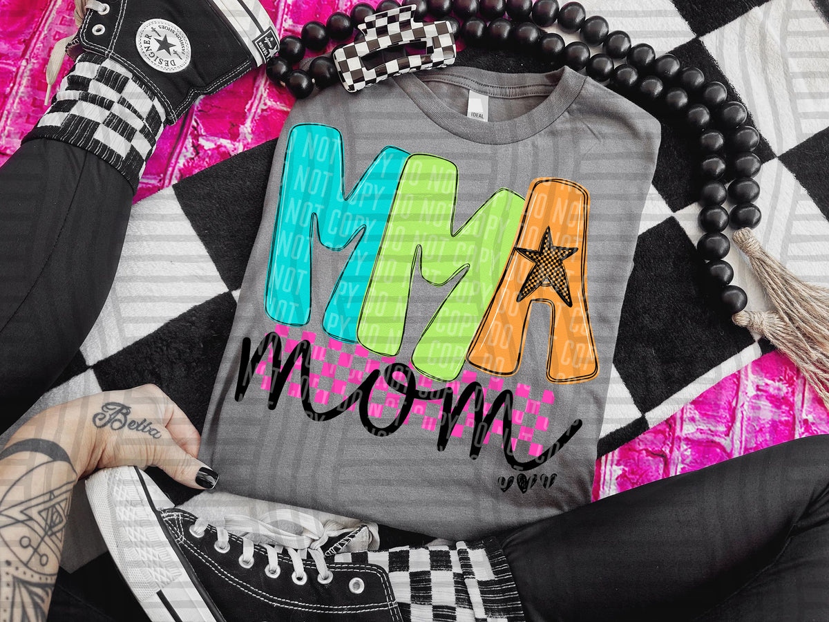MMA mom checkers (Caplinger) DTF Transfer