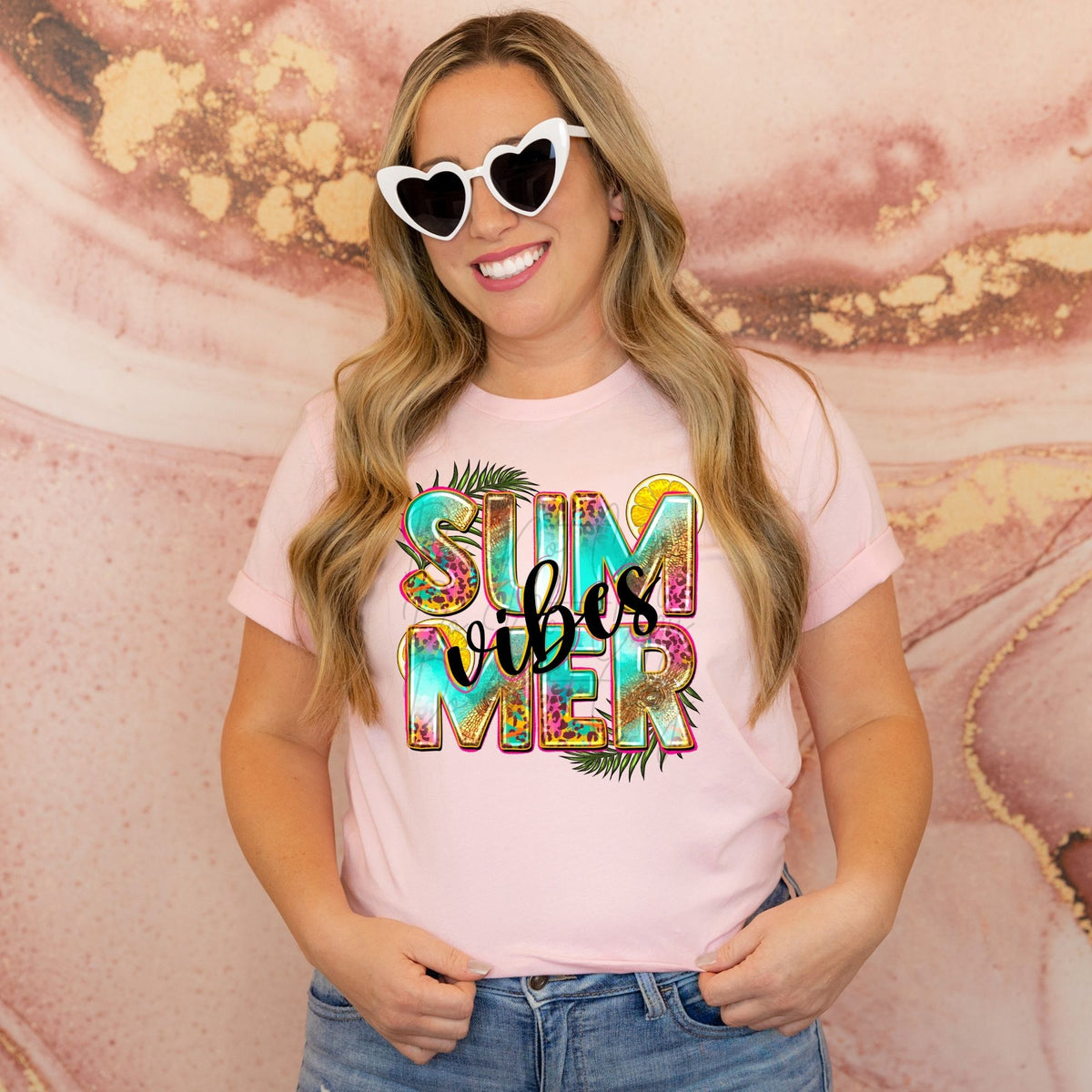 Summer Vibes Leopard-38023-DTF transfer