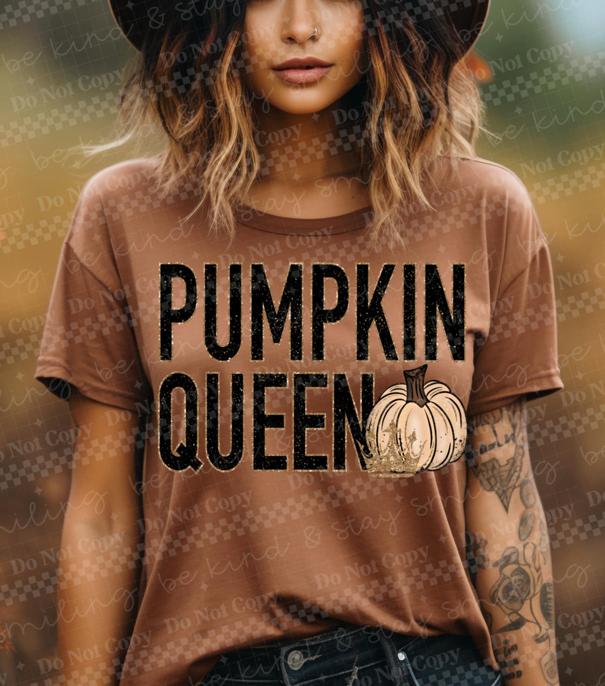 Pumpkin Queen 111252 DTF transfer