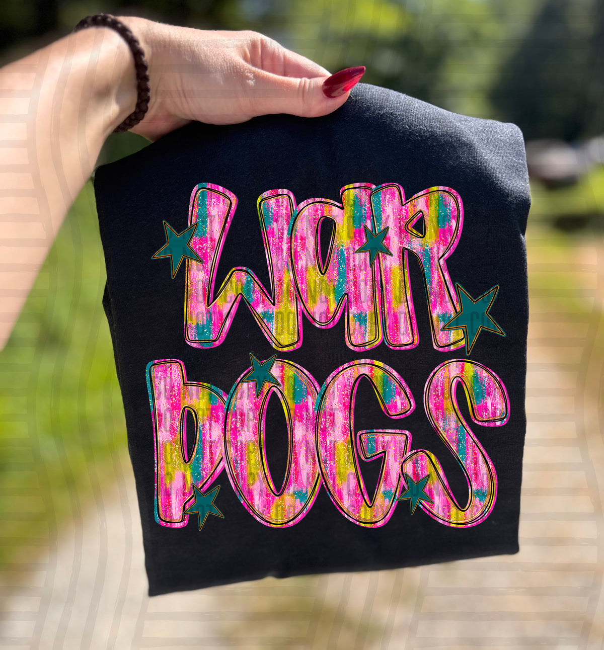 Wardogs Pink Brushstroke (Caplinger) DTF Transfers