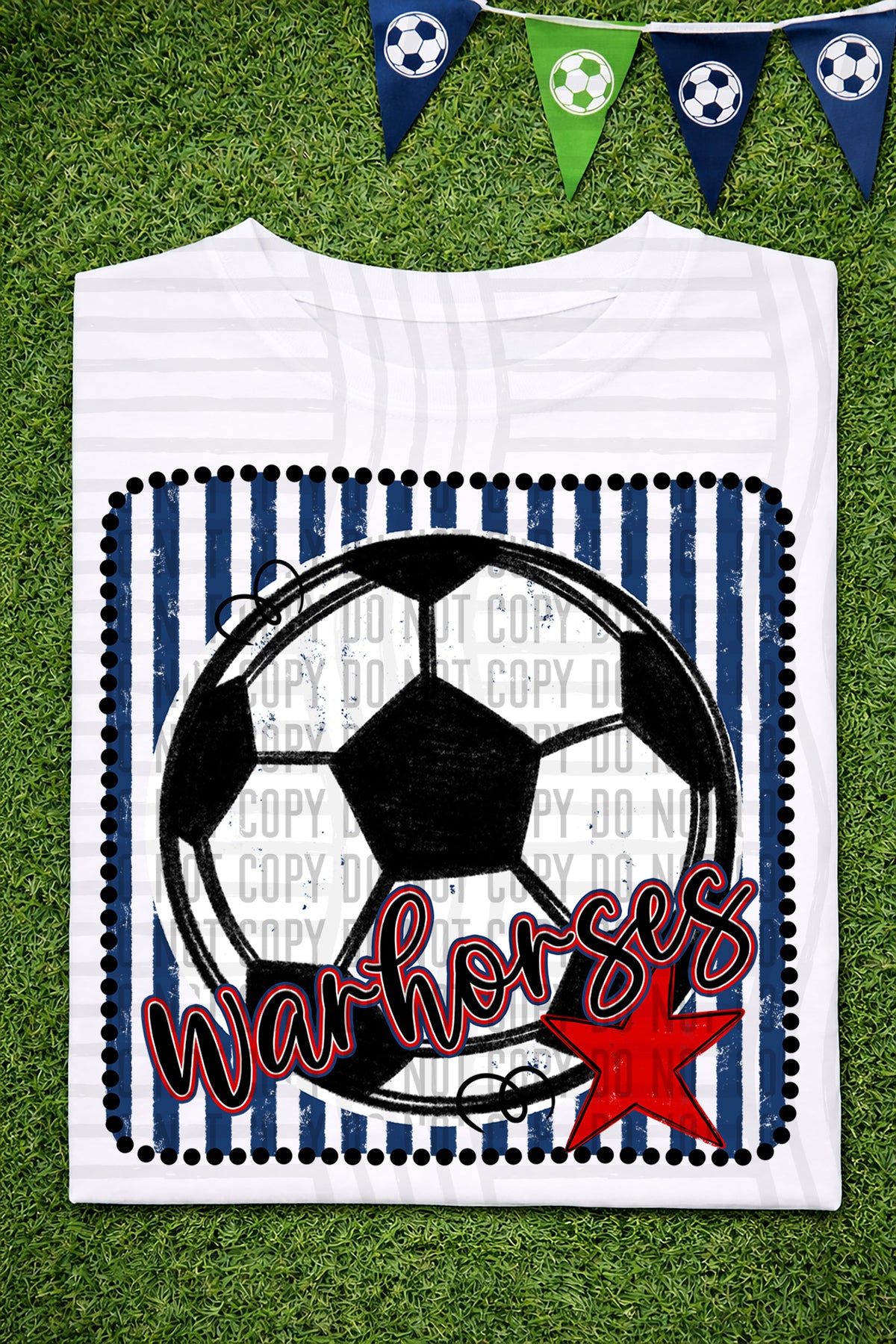 Warhorses RWB Framed (Caplinger) DTF transfer