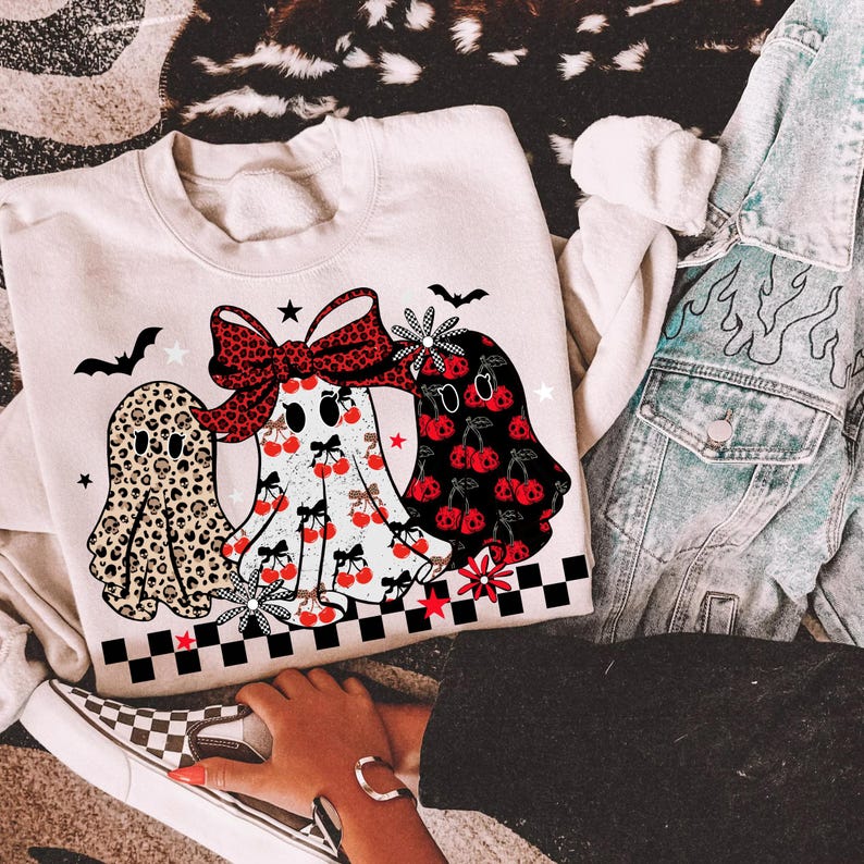 Cherry ghosts 109824 DTF transfers