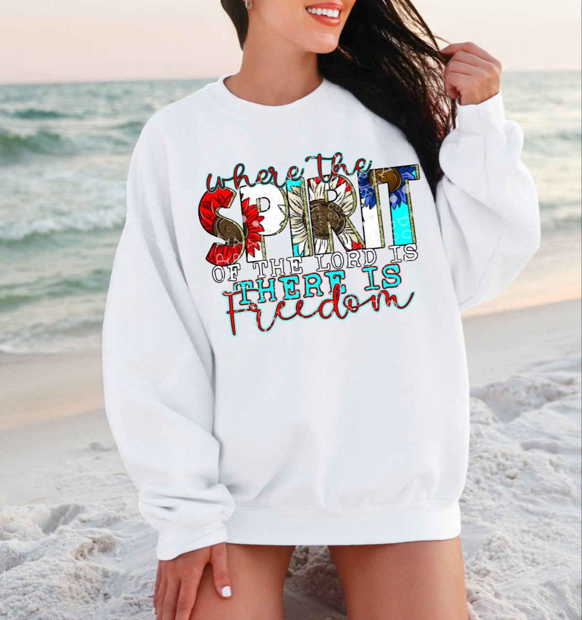 Where the spirit of the lord is there is freedom 99584 DTF transfer