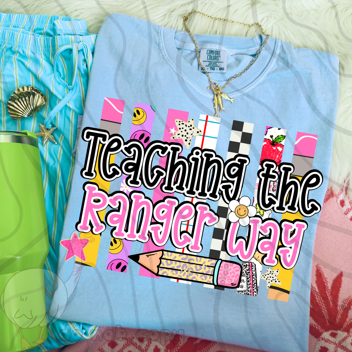 Teaching the ranger way school stripes (DKD) DTF Transfer