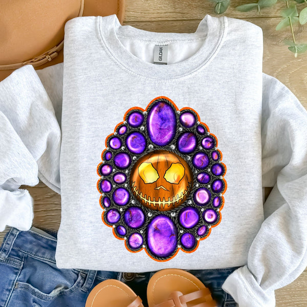 Halloween Pumpkin Gem-38426-DTF transfer