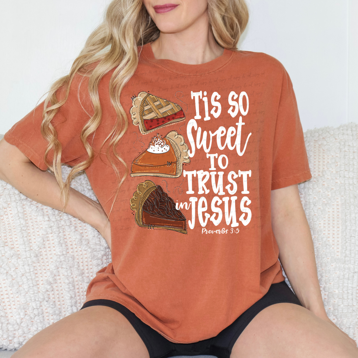 Tis So Sweet To Trust Jesus 117303 DTF Transfer