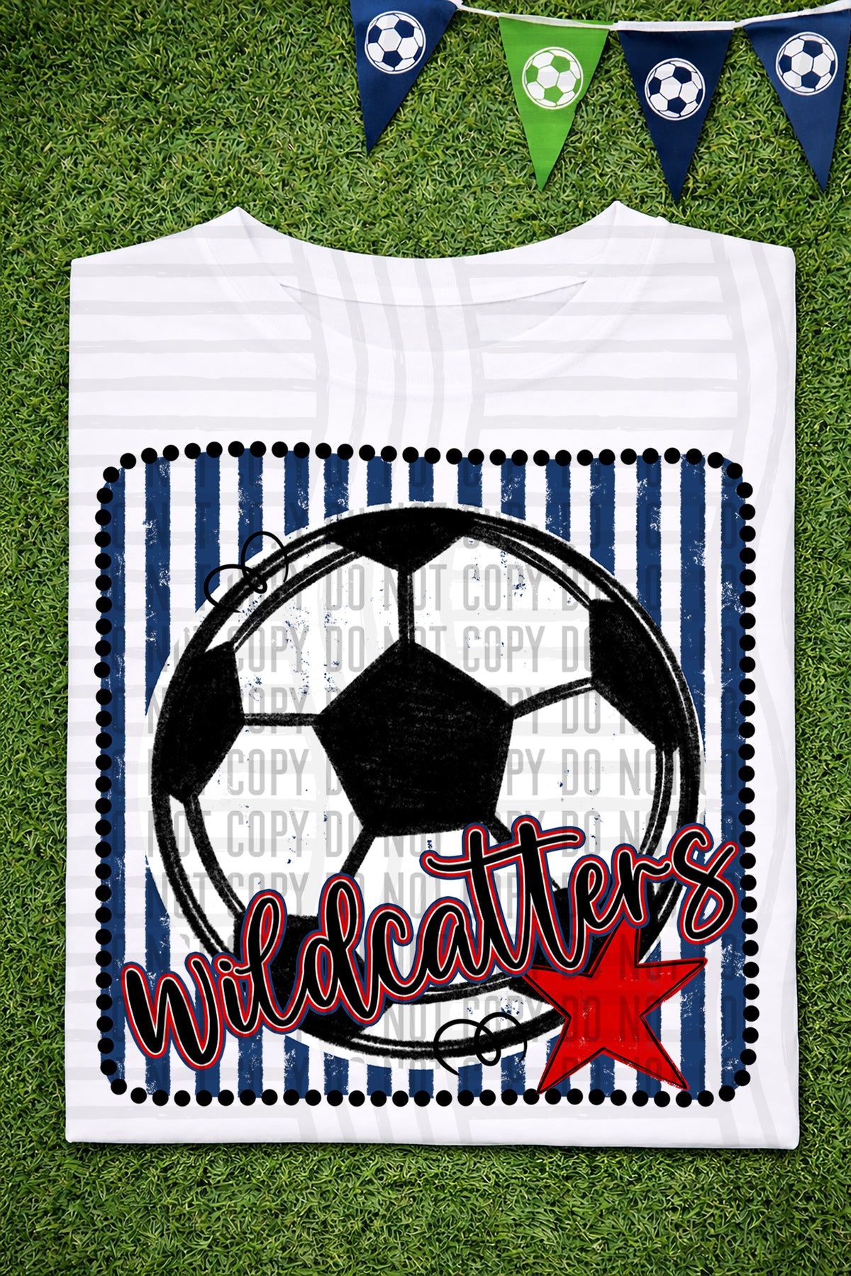 Wildcatters RWB Framed (Caplinger) DTF transfer
