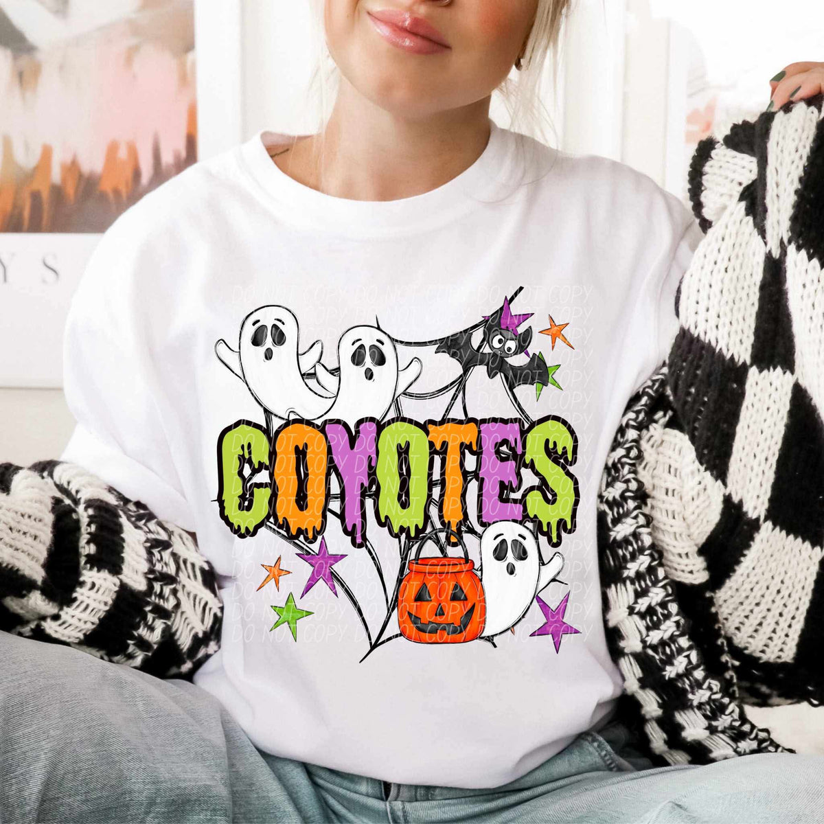 Coyotes Halloween (City) DTF transfer