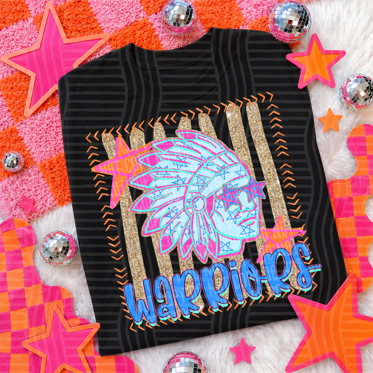 warriors candy pop (caplinger) DTF transfer