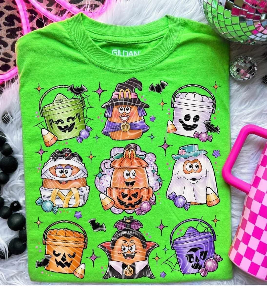 Halloween buckets (Gravitees) DTF transfer