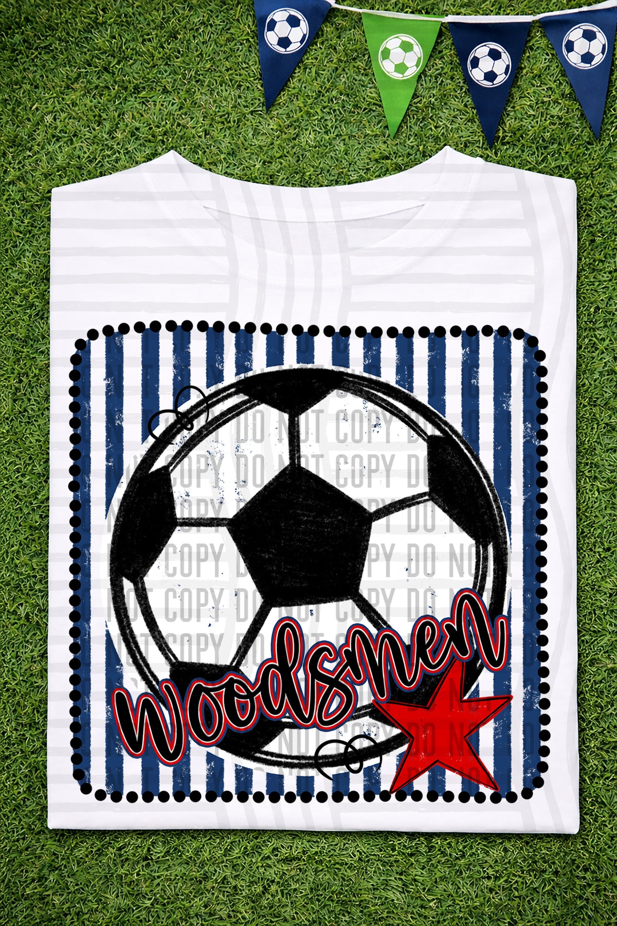 Woodsmen RWB Framed (Caplinger) DTF transfer