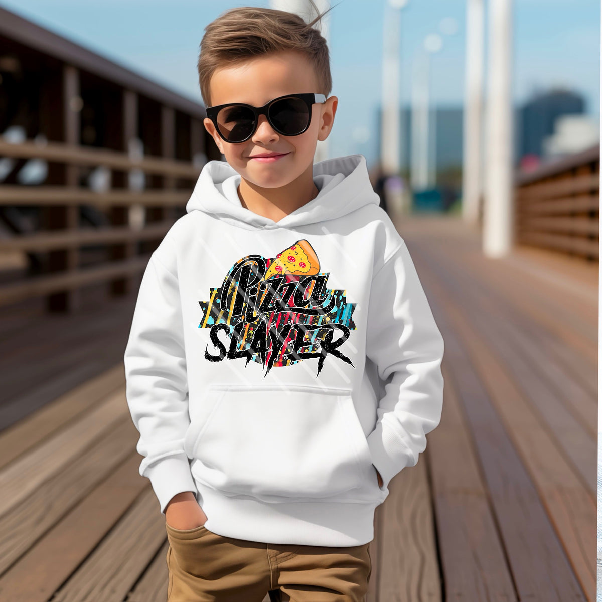 Pizza Slayer 113897 DTF transfer