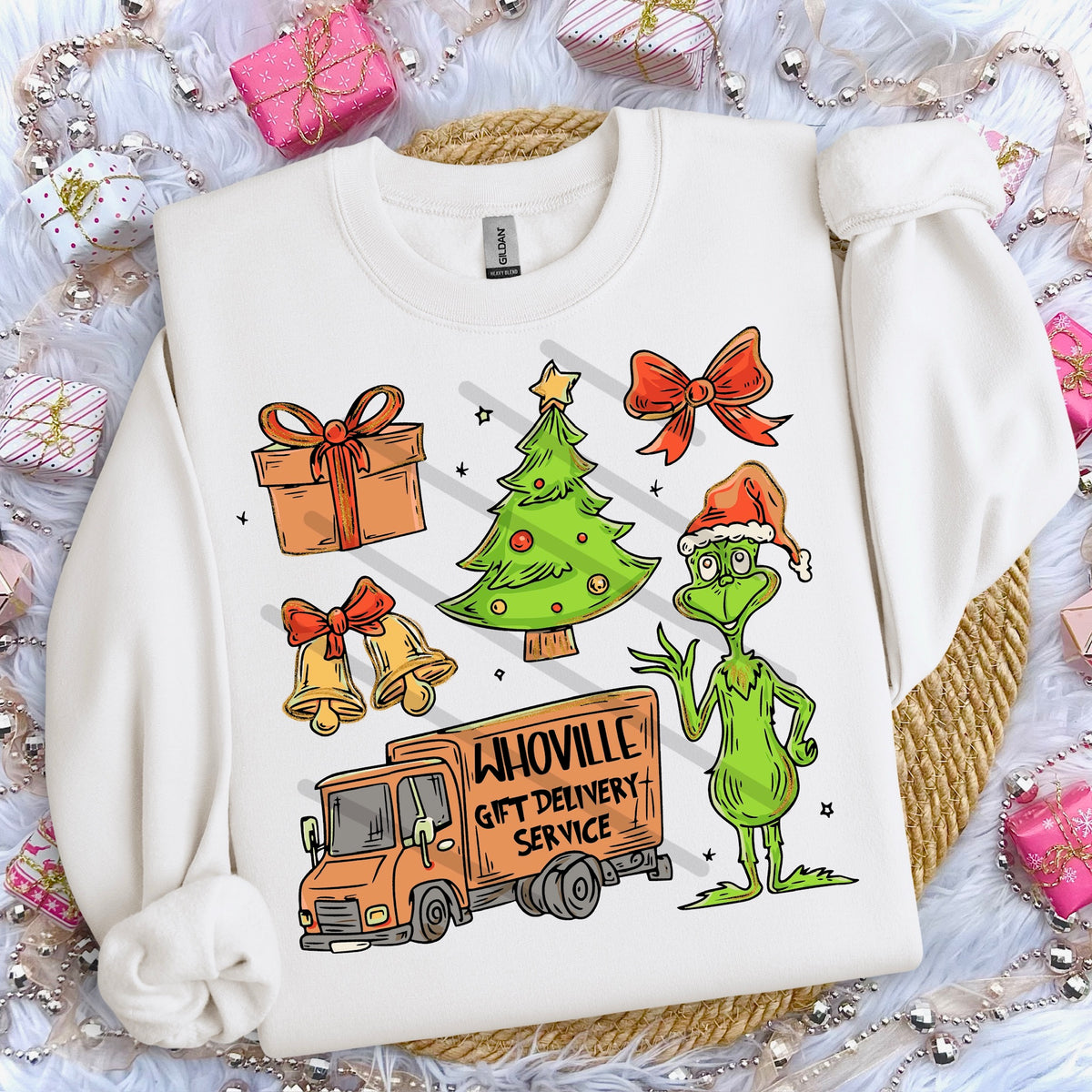 Gift Service Delivery Green Guy 113766 DTF transfer