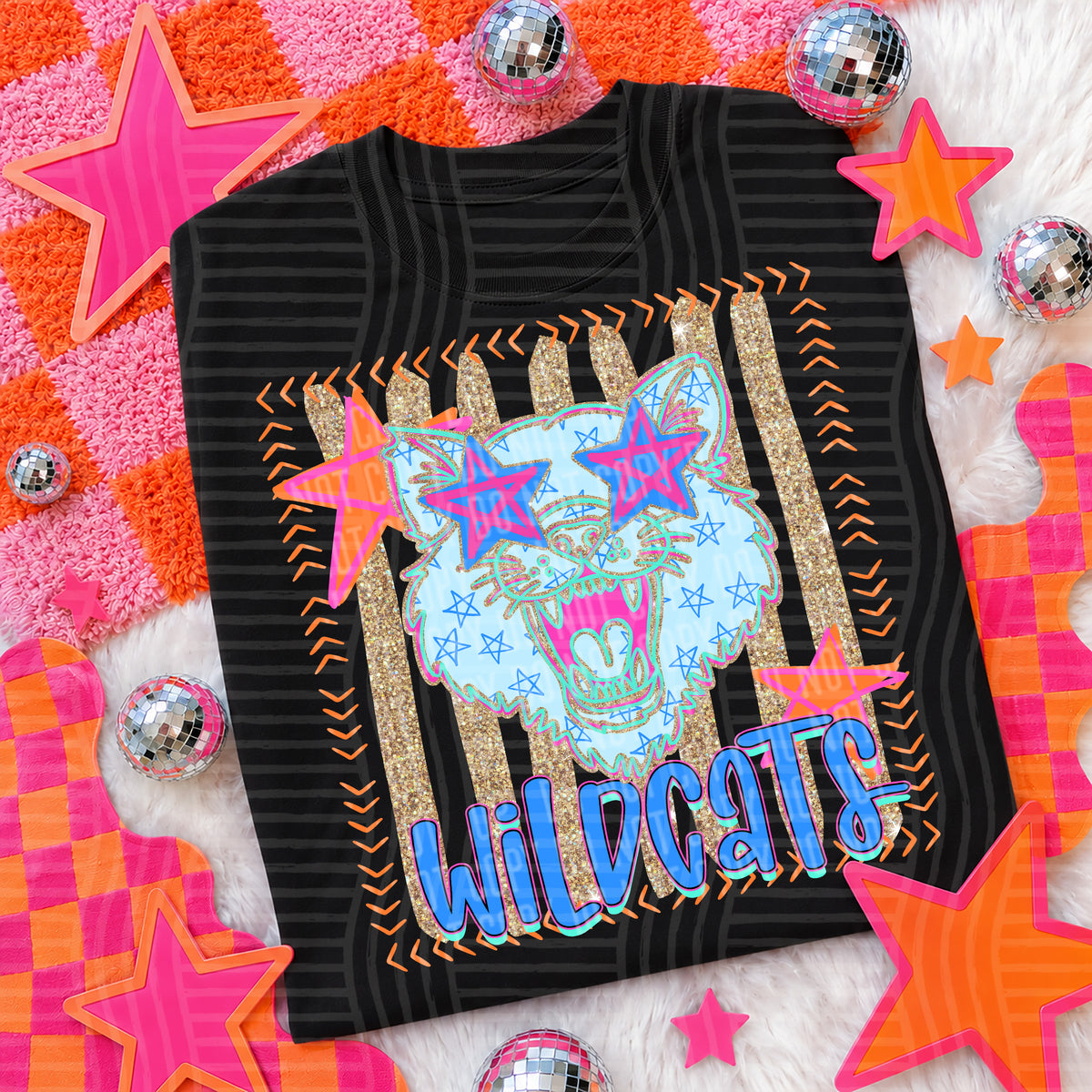 wildcats 1 candy pop (caplinger) DTF transfer