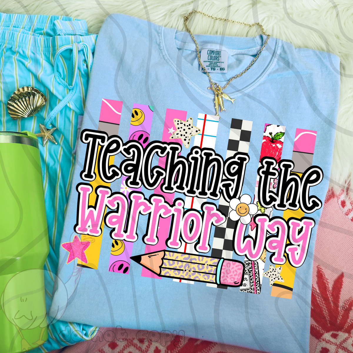 Teaching the warrior way school stripes (DKD) DTF Transfer