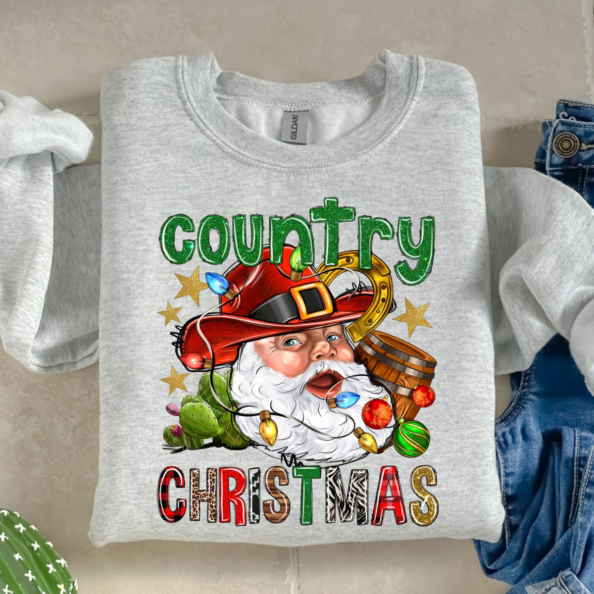 Country Christmas-38596-DTF transfer