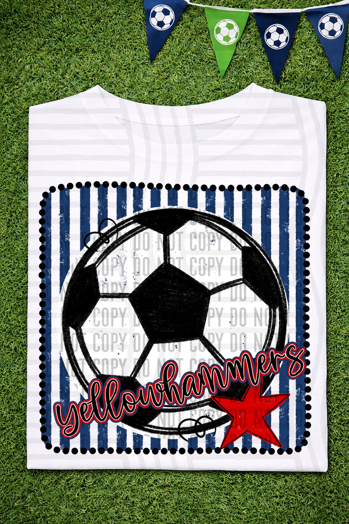 Yellowhammers RWB Framed (Caplinger) DTF transfer