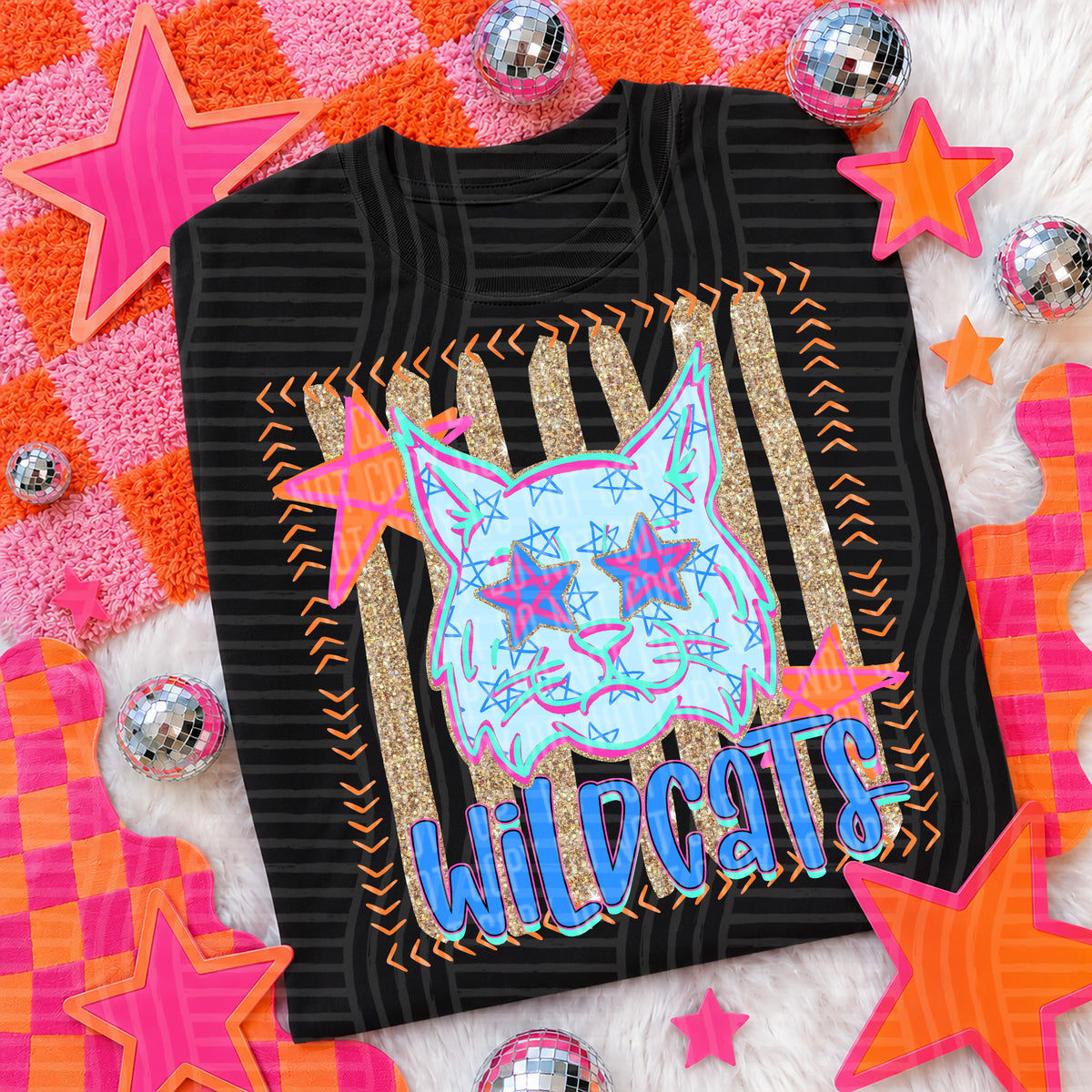 wildcats candy pop (caplinger) DTF transfer