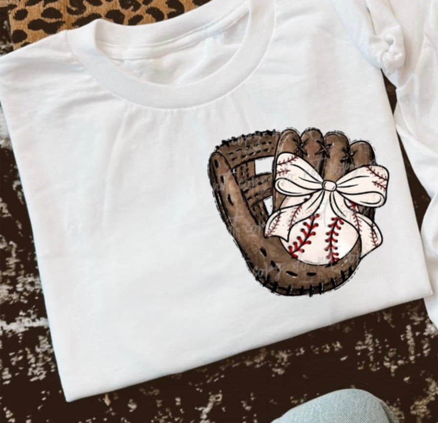 Baseball mit with bow (VIRGO) 90544 DTF transfer