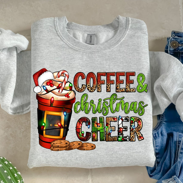 Coffee and Christmas Cheer-38595-DTF transfer