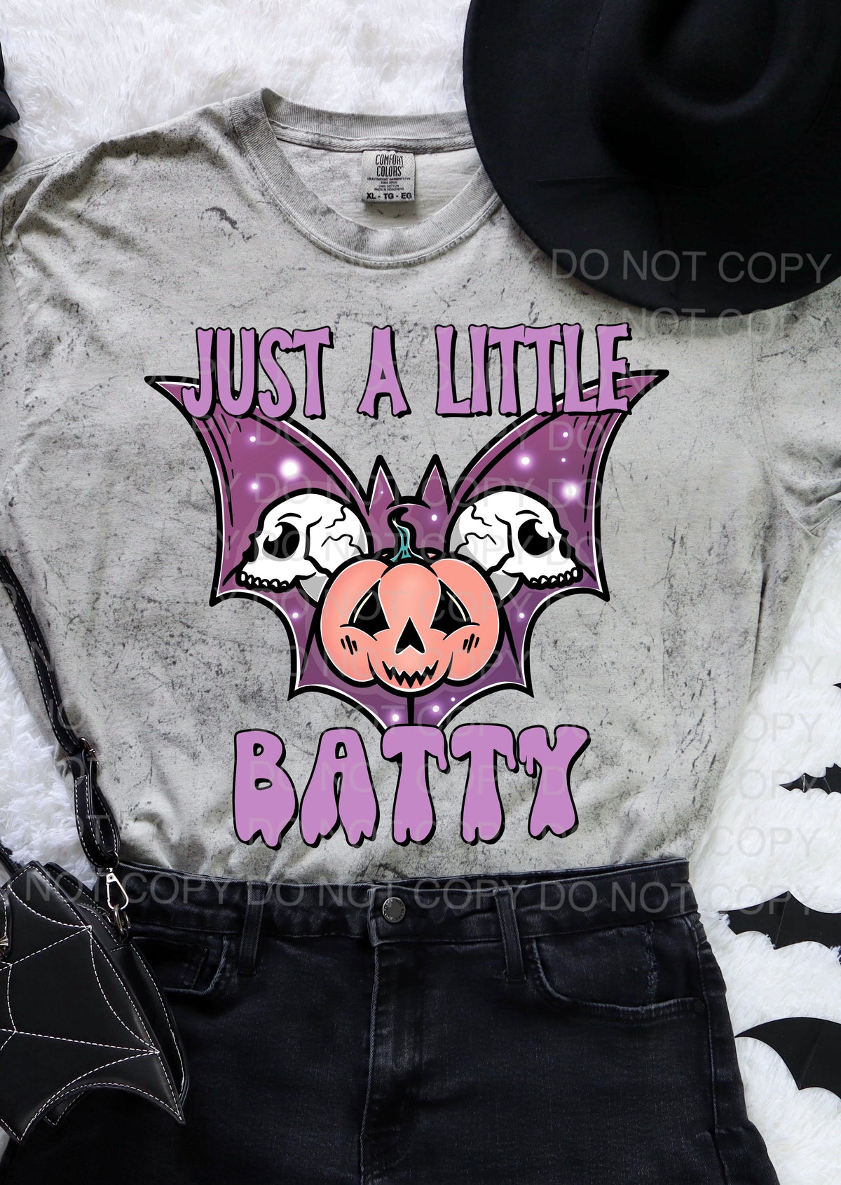 Just a little batty 49898 DTF transfer