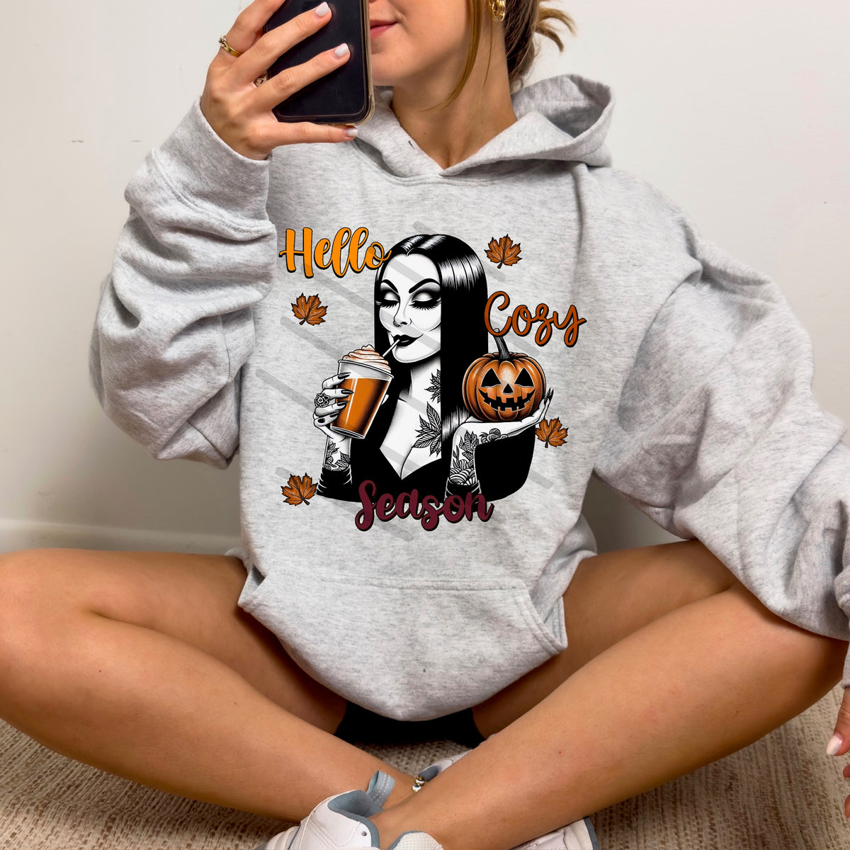 Hello Cozy Season vira 114059 DTF transfer