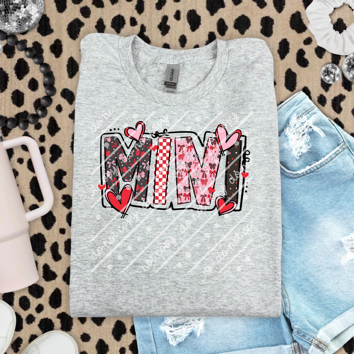 Mini valentines hearts (exclusive) DTF Transfer