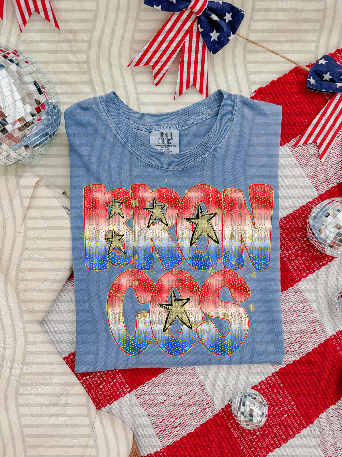 Broncos Wild Glory Mascots (Caplinger) DTF transfer